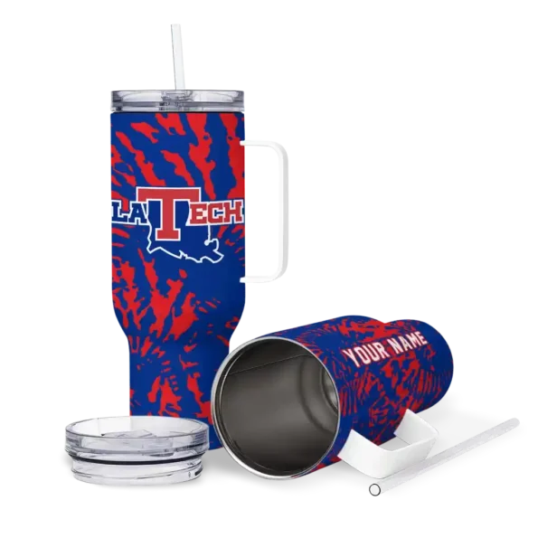 customized la tech burst swirl blue curved tumbler high quality.webp