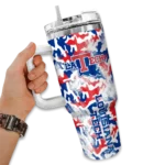 customized la tech camo mashup blue white curved tumbler best selling.webp