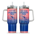 customized la tech gradient dots blue curved tumbler best selling.webp