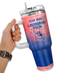 customized la tech gradient dots blue curved tumbler best selling.webp