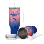 customized la tech gradient dots blue curved tumbler best selling.webp
