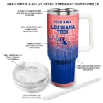 customized la tech gradient dots blue curved tumbler best selling.webp