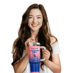 customized la tech gradient dots blue curved tumbler best selling.webp