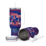 customized la tech honey streaks blue curved tumbler best selling.webp
