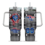 customized la tech superman shield blue gray curved tumbler best selling.webp