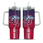 customized liberty flames chevron stripe red curved tumbler best selling.webp