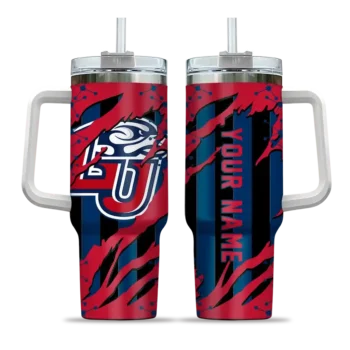 customized liberty flames claw cut red black curved tumbler best selling.webp