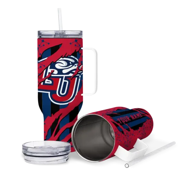 customized liberty flames claw cut red black curved tumbler high quality.webp