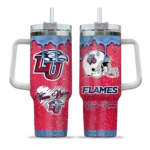 customized liberty flames heart helmet motif red curved tumbler best selling.webp