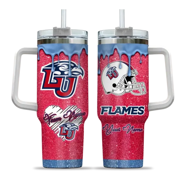 customized liberty flames heart helmet motif red curved tumbler best selling.webp