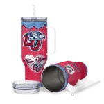 customized liberty flames heart helmet motif red curved tumbler best selling.webp
