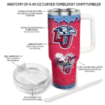 customized liberty flames heart helmet motif red curved tumbler best selling.webp