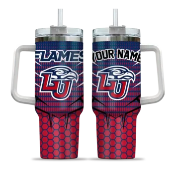 customized liberty flames hex texture red curved tumbler best selling.webp
