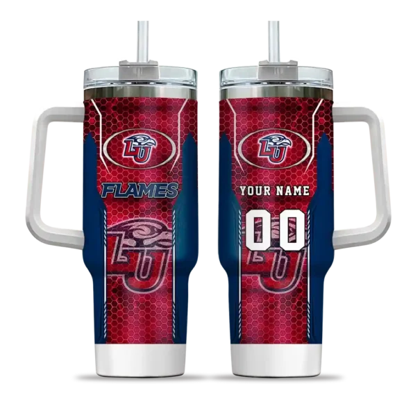 customized liberty flames hexagon armor red curved tumbler best selling.webp