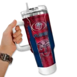 customized liberty flames hexagon armor red curved tumbler best selling.webp
