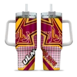 customized louisiana monroe warhawks arrow burst red curved tumbler best selling.webp