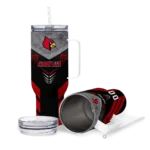 customized louisville cardinals arrow armor red black curved tumbler best selling.webp