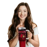 customized louisville cardinals hex texture red curved tumbler best selling.webp