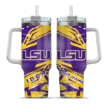 customized lsu tigers abstract paths purple curved tumbler best selling.webp