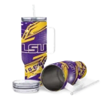 customized lsu tigers abstract paths purple curved tumbler best selling.webp