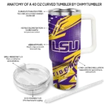 customized lsu tigers abstract paths purple curved tumbler best selling.webp