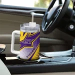 customized lsu tigers arrow burst purple curved tumbler best selling.webp