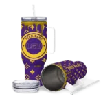 customized lsu tigers bullseye drips purple curved tumbler best selling.webp