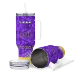 customized lsu tigers geometric prism purple curved tumbler best selling.webp