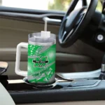 customized marshall thundering herd abstract paths green curved tumbler best selling.webp