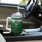 customized marshall thundering herd leopard zipper green curved tumbler best selling.webp