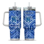 customized memphis tigers bold diamonds blue curved tumbler best selling.webp