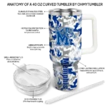 customized memphis tigers camo mashup blue white curved tumbler best selling.webp