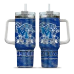 customized memphis tigers honey streaks blue curved tumbler best selling.webp
