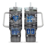 customized memphis tigers superman shield blue gray curved tumbler best selling.webp
