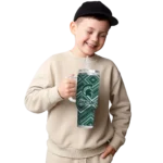 customized michigan state spartans bold diamonds green curved tumbler best selling.webp