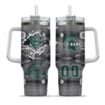 customized michigan state spartans superman shield green gray curved tumbler best selling.webp