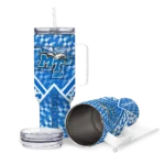customized middle tennessee blue raiders chevron angle blue curved tumbler best selling.webp