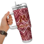 customized minnesota golden gophers bold diamonds maroon curved tumbler best selling.webp