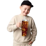 customized minnesota golden gophers burst swirl maroon curved tumbler best selling.webp