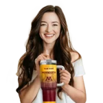 customized minnesota golden gophers gradient dots maroon curved tumbler best selling.webp