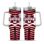 customized mississippi state bulldogs chevron layers maroon curved tumbler best selling.webp