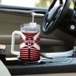 customized mississippi state bulldogs chevron layers maroon curved tumbler best selling.webp