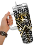 customized missouri tigers chevron angle black curved tumbler best selling.webp