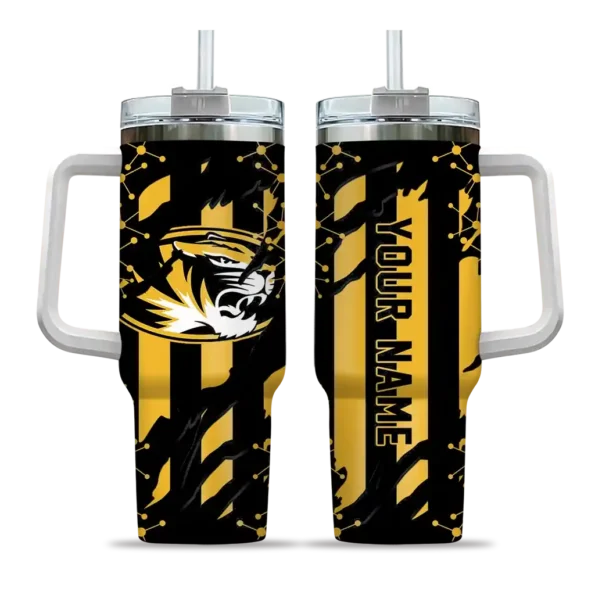 customized missouri tigers claw cut black curved tumbler best selling.webp