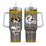 customized missouri tigers heart helmet motif black curved tumbler best selling.webp