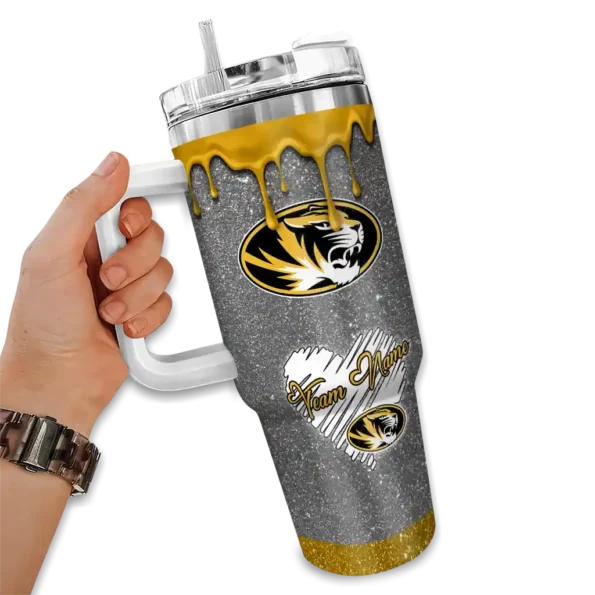 customized missouri tigers heart helmet motif black curved tumbler fashion forward.webp