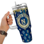 customized navy midshipmen bullseye drips blue curved tumbler best selling.webp
