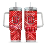 customized nc state wolfpack bold diamonds red curved tumbler best selling.webp