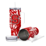 customized nc state wolfpack burst swirl red curved tumbler best selling.webp