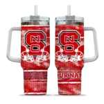 customized nc state wolfpack honey streaks red curved tumbler best selling.webp